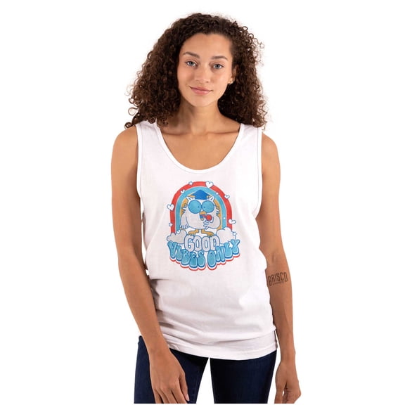 Vintage Nostalgia Tootsie Owl Quote Tank Top Tee Shirt Women Brisco Brands S