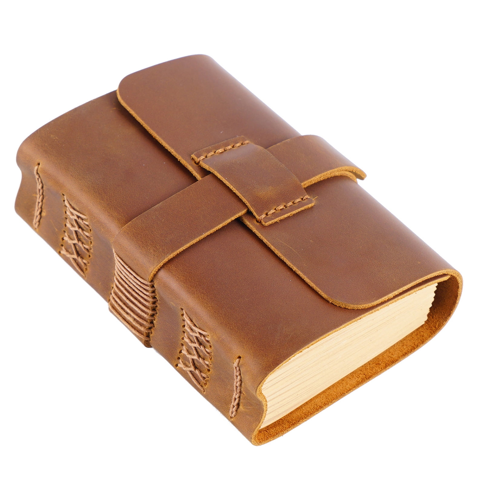 Retro Leather Journal Notebook Thicken Notepad Planner Sketchpad for Women Men
