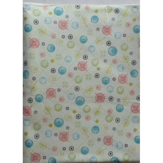 Vintage Notions Sewing by Amy Barickman - Cotton Fabric by Red Rooster