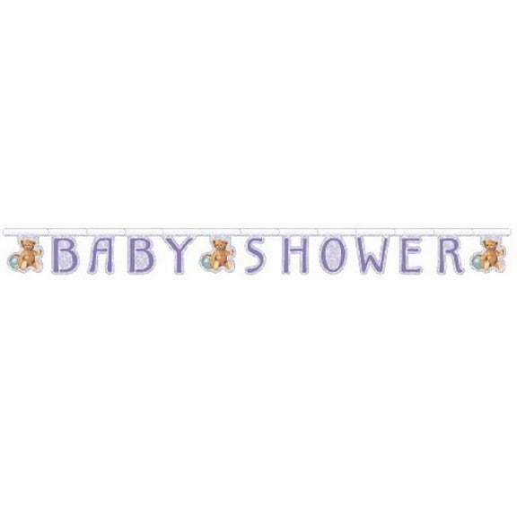 Vintage Nursery Baby Shower Jointed 7-foot Banner