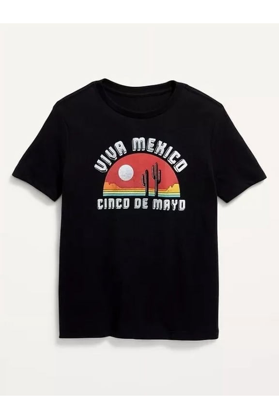 Vintage Nwt Boy'S Size 14-16 * Old Navy * Graphic Viva Mexico Cinco De Mayo T-Shirthot Trending Birthday Gifts