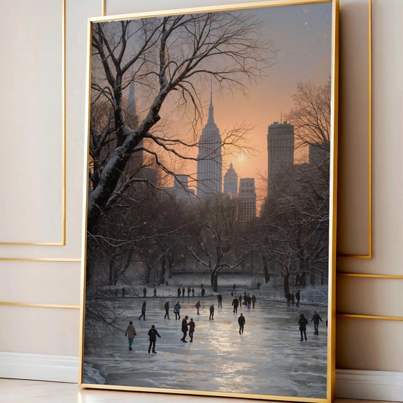 Vintage Nyc Kristmas Magazine Cover Print, Kristmas Wall Art, Art Decor, Kristmas Nyc Decor, Aesthetic Nyc Print Trendy Art Warm Present Vintage UNFRAMED Poster Size 8x12