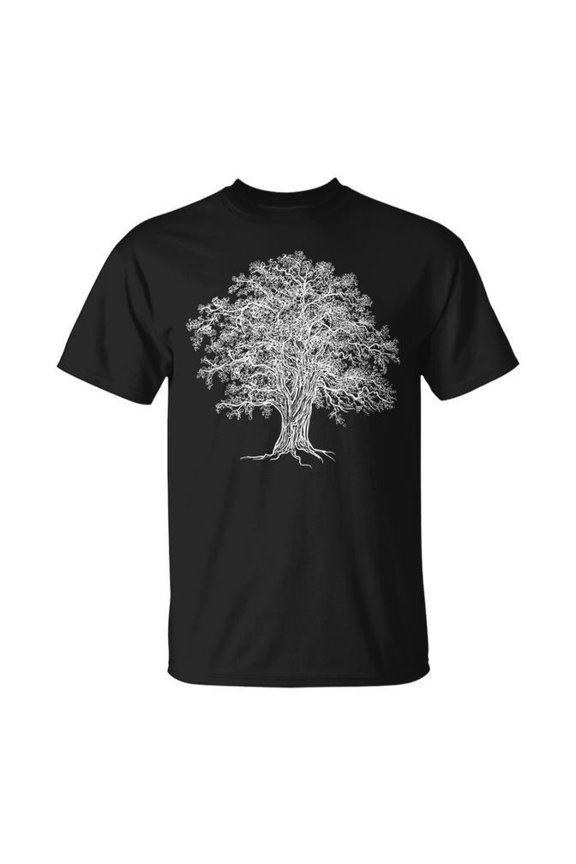 Vintage Oak Tree Tree Huggers Arborists Nature Lovers T-Shirt Size S-5XL