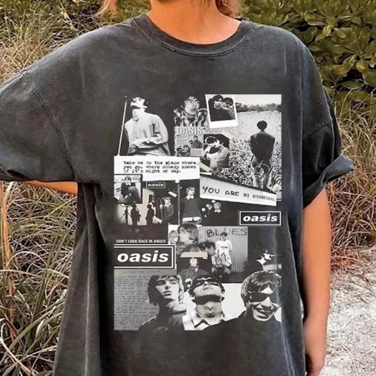 Vintage Oasis Comfort Colors Shirt 90S Oasis T Shirt Oasis Merch Gift Oasis Band Shirt Walmart