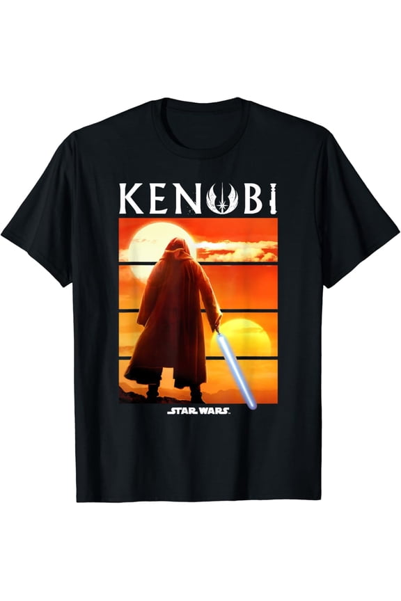 Vintage Obi-Wan Kenobi Epic Back Side Poster T-Shirt S-5XL - Trending Birrthday Tee Gifts Vintage Tee -Birthday Gifts