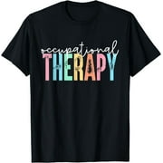 Vintage Occupational Therapy Month T-Shirt - Classic Black