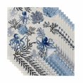 thumbnail image 1 of Vintage Octopus Coastal Cloth Napkins, Navy Blue Nautical Summer Ocean Washable and Reusable Dinner Napkins Set of 8, Table Napkin for Kitchen Party Birthday Wedding Hotel Housewarming 20"x20", 1 of 9