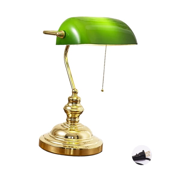 Vintage Office Study Desk Lamp Metal Base Reading Light For Study Room Bedroom Decoration Lighting Easy to Use