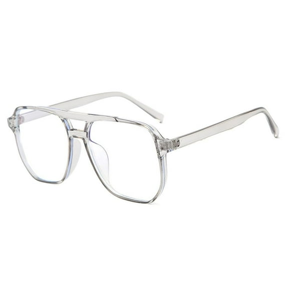 Vintage Office Ultralight Blue Ray Blocking Eye Protection PC Computer Goggles Frame Eyewear Square Eyeglasses Anti-Blue Light Glasses GREY
