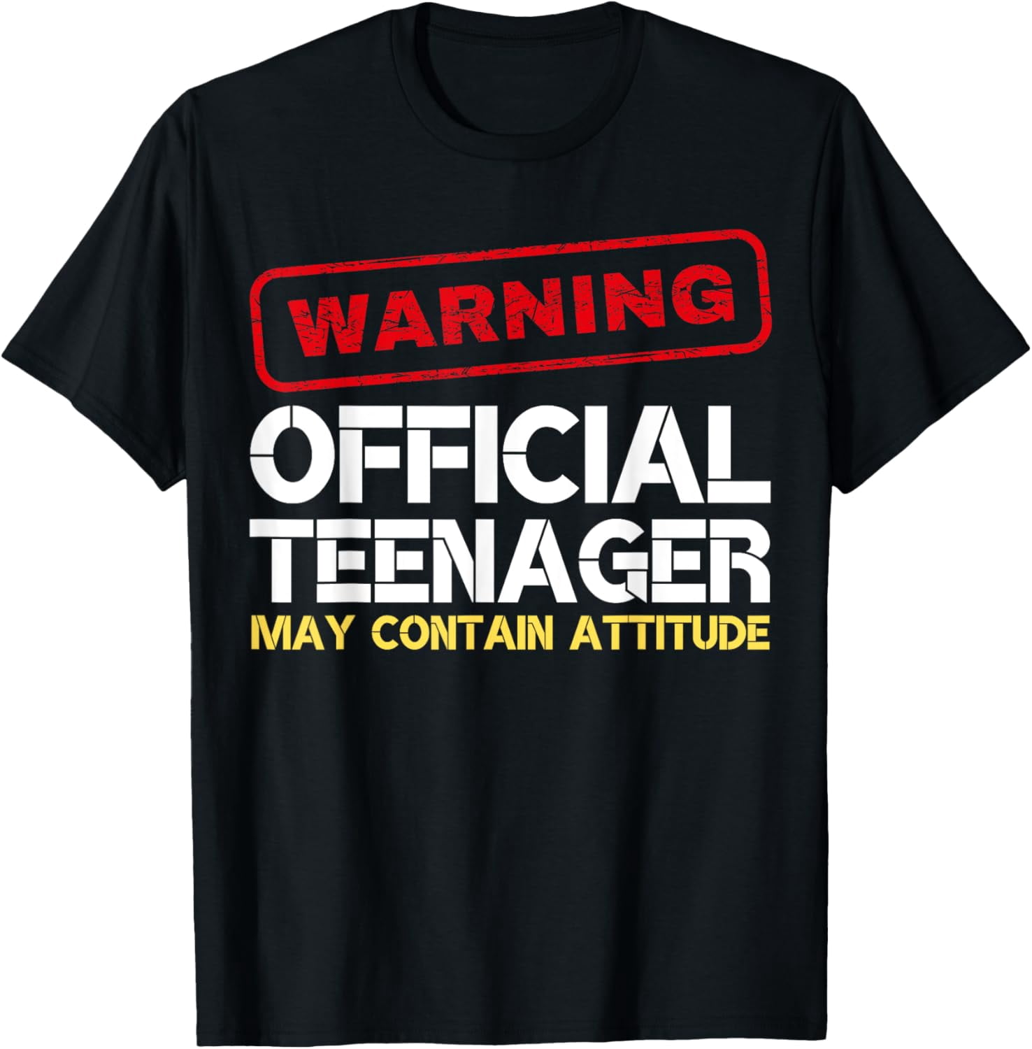 Vintage Official Teenager 13th Birthday Boys Girls 13 Yr Old T-ShirtMen and women, Black T-shirt, size: Extra large