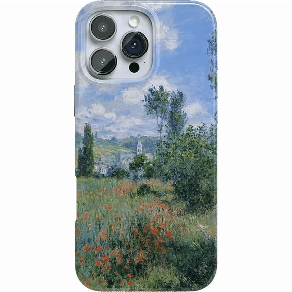 Vintage Oil Painting Monet Art Water Lilies iPhone 11 12 13 14 15 16 17 Pro Max Case