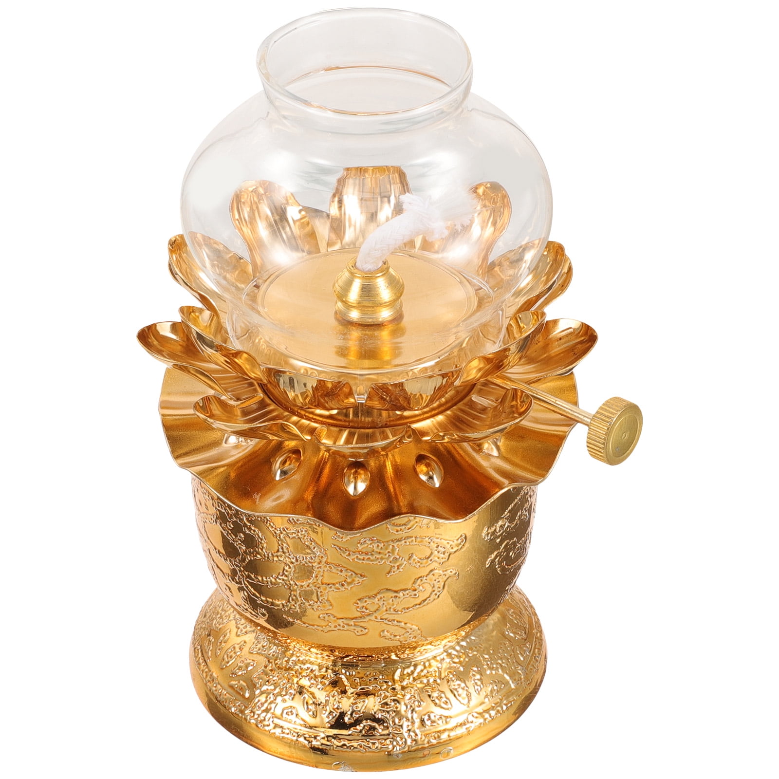 Vintage Oil Rain Lamp Kerosene Lantern Paraffin Lamps for Indoor Use Lanterns Alloy Glass