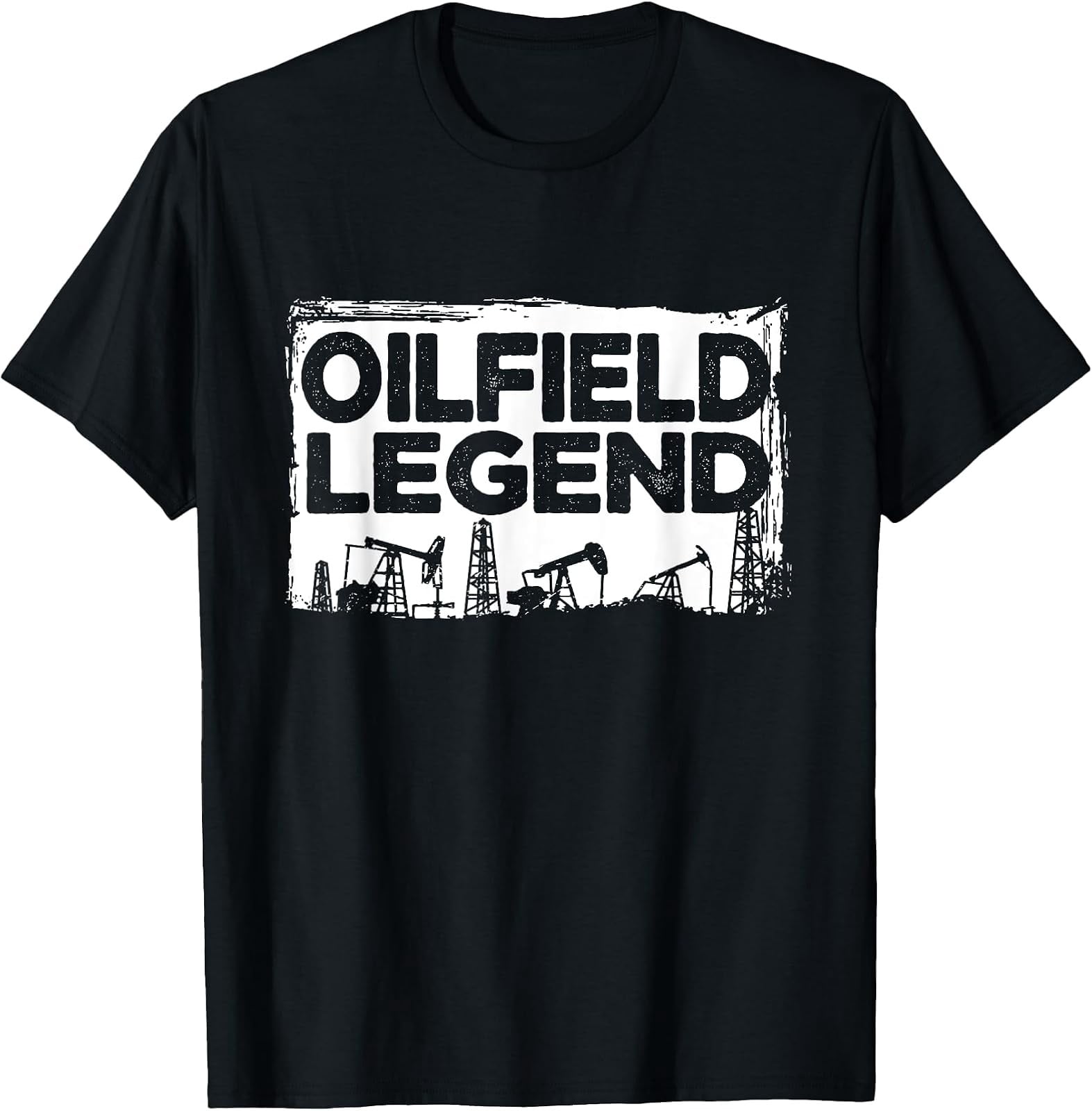 Vintage Oil Rig Worker T-Shirt - Oilfield Legend Design - Walmart.com
