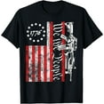 thumbnail image 1 of Vintage Old American Flag Patriotic 1776 We The People USA T-Shirt, 1 of 4
