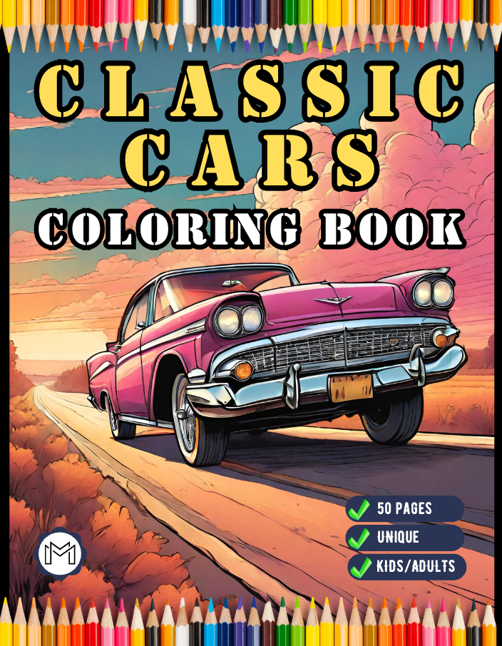 Vintage Old Classic Car Coloring - Vintage Old Classic Car Coloring Book For Adults And Kids 50 Pages Classic Car Coloring Pages Classic Car Enthusiasts Old Car Coloring Book B032d06e Fb26 43ce 821e F1b66582f31a.828b3b57dbc31997d6b7695d22afe40e 