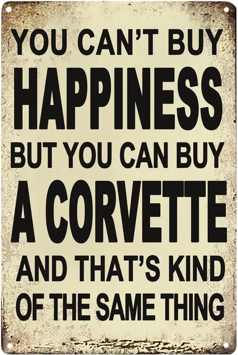 Vintage Old Iron Plaque｜ Vintage Garage ｜Tinplate Wall Decoration Retro