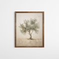 thumbnail image 1 of Vintage Olive Tree Wall Art Rustic Mediterranean Wall Art Sage Green Wall Art Vintage Botanical Art Muted Tonal Art Poster, Stretched Canvas Size 12x18 F03.1.15l1181, 1 of 4
