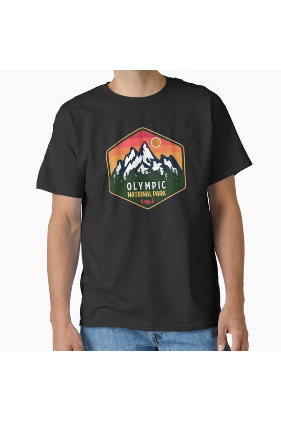 Vintage Olympic National Park Classic T-Shirt T-Shirt - Perfect T-Shirt For Everyone