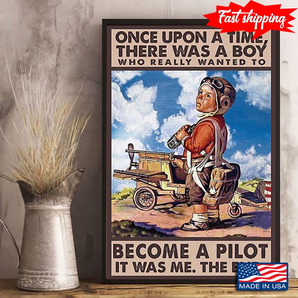 Vintage Once Upon A Time, There Was A Boy Who Really Wanted To Become A ...