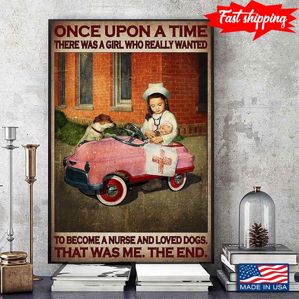 Vintage Once Upon A Time There Was A Girl Who Really Wanted To Become A ...