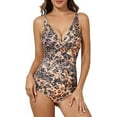 thumbnail image 1 of Vintage One Piece Swimsuit Sexy Printed Swimming Suit for Women Summer Monokini Swimwear Bathing Suits Boho Ladies Swimsuits, 1 of 9