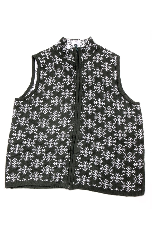 Vintage One of a kind Ugly Christmas Holiday Sweater Vest - Small