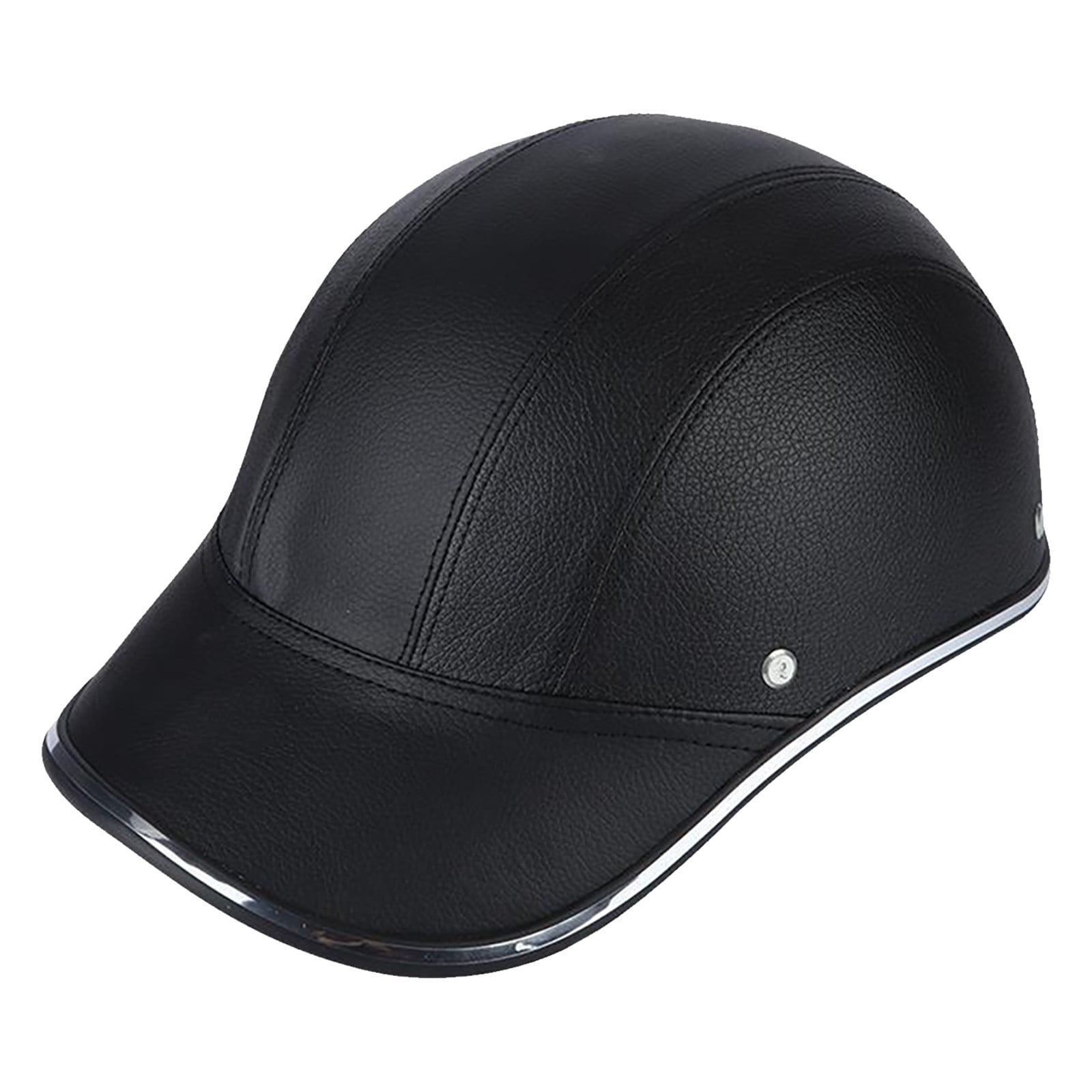 Vintage Open Face Motorcycle Retro Baseball Cap Half Men Women For Road