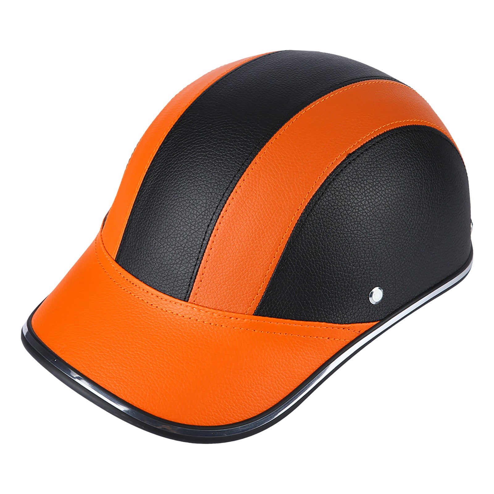 Vintage Open Face Motorcycle Retro Baseball Cap Half Men Women For Road