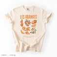 thumbnail image 1 of Vintage Orange Shirt, Art Graphic Fruit Shirt, Citrus Foodie Aesthetic, Foodie Vintage Graphic Shirt, Aesthetic Fruit Shirt, 1 of 5