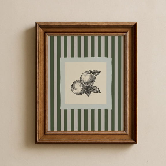 Vintage Oranges French Style Kitchen Decor Wall Art