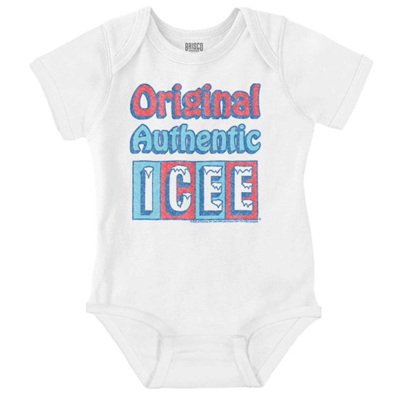 Vintage Original ICEE Drink Logo Romper Boys or Girls Infant Baby Brisco Brands 12M