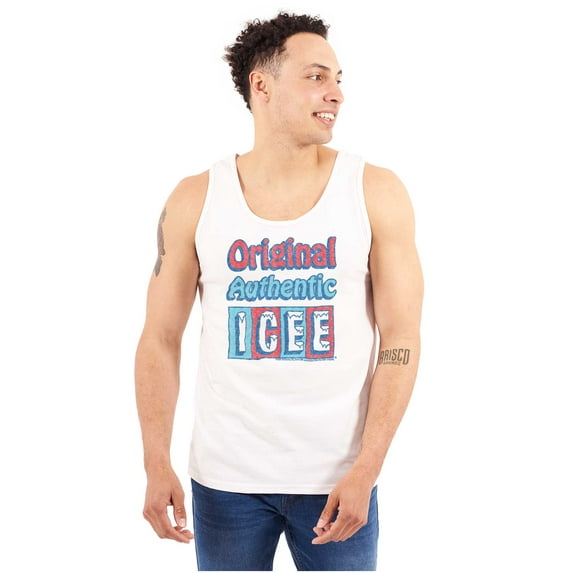 Vintage Original ICEE Drink Logo Tank Top T Shirts Men Women Brisco Brands S