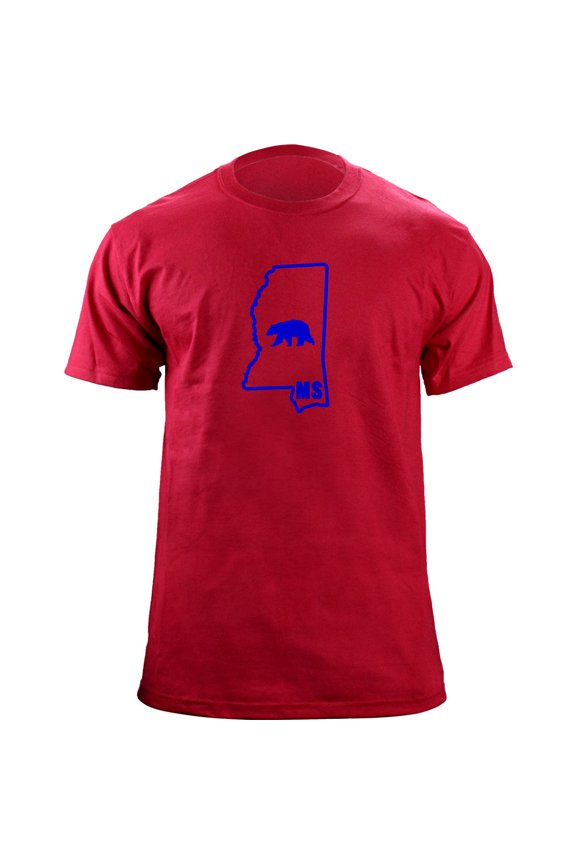Vintage Original I Bear Mississippi University Style State T-Shirt