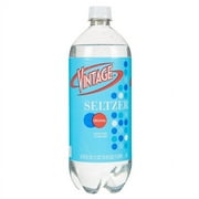 Vintage Original Sodium Free Calorie Free Seltzer 1 L Plastic Bottles - Pack of 12