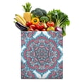 thumbnail image 1 of Vintage Ornamental Geometric Mandala Reusable Fabric Tote - Spacious Washable Grocery Bag, 1 of 6