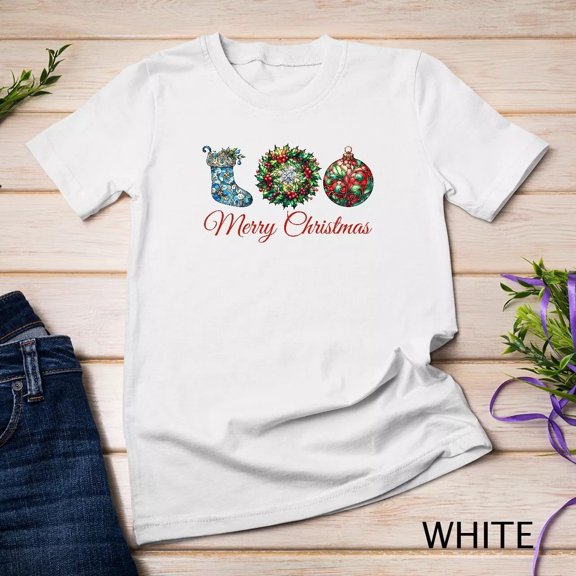 Vintage Ornaments Christmas T-Shirt – Retro Funny Holiday Graphic Tee