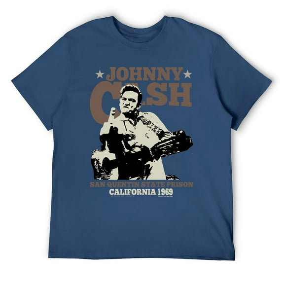 Vintage Outlaw Country T-Shirt, Rebel Music Graphic Tee, Classic Rockabilly Apparel for Men Navy-style 4XL