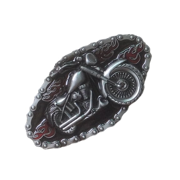 Vintage Oval Belt Buckle with Relief Pattern Adult Teens Belt Buckle Replacement Craft Belt Buckle Replacements