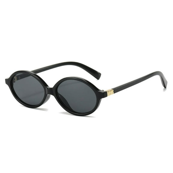 Vintage Oval Sunglasses For Women & Small Round Sunglasses For Men 90s Retro Style