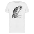 thumbnail image 1 of Vintage Owl Design T-Shirt Men -Image by Shutterstock, Male Small, 1 of 2