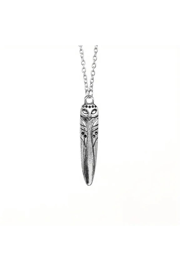 Vintage Owl Moon Phase Pendant Boho Silvery Necklace Jewelry Gift Fashion Women