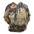 thumbnail image 1 of Vintage Owls and Flowers Men’s Hoodies Sweatshirt Fleece Jackets Long Sleeve Sweatshirts, 1 of 5