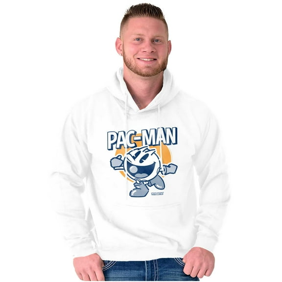 Vintage PACMAN Arcade Game Nostalgic Unisex Plus Size Hoodie Brisco Brands 3X