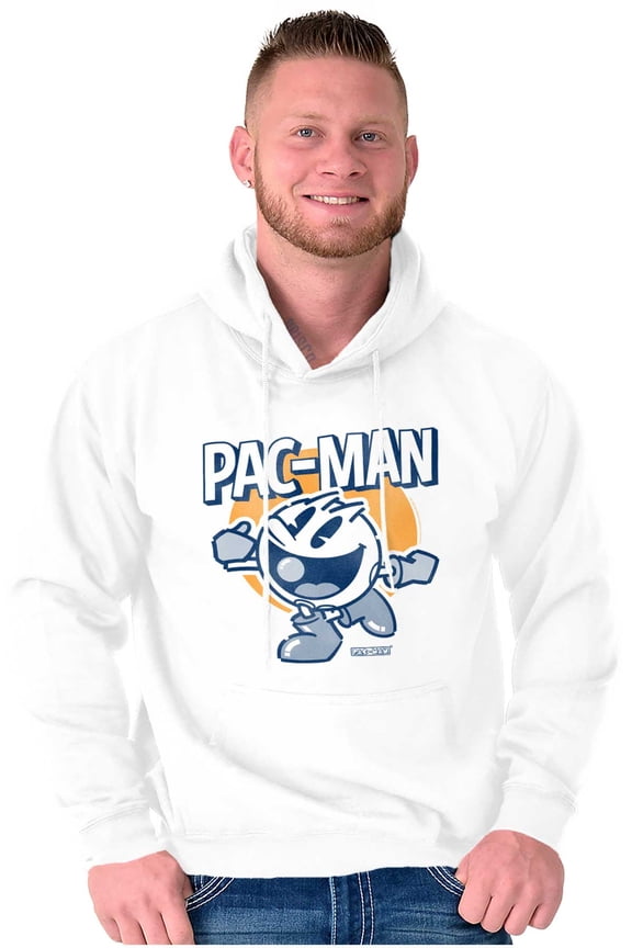 Vintage PACMAN Arcade Game Nostalgic Unisex Plus Size Hoodie Brisco Brands 3X