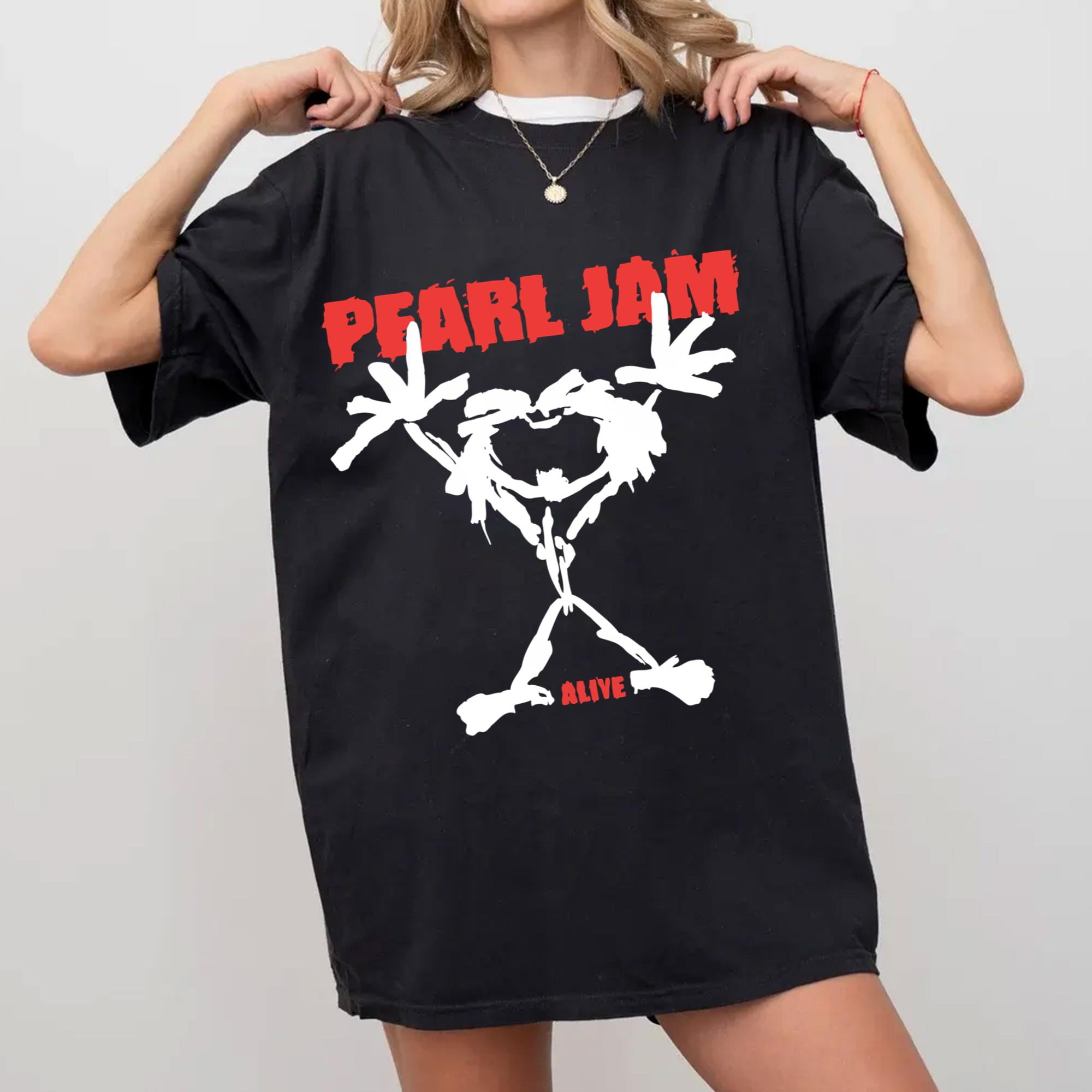 Vintage PEARL JAM Alive Concert Tour Band Tee 90