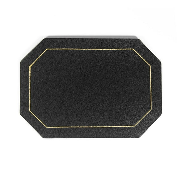 Vintage PU Leather Placemats, Large Rectangular Washable Place Mats for Dining Table, Heat & Scratch Resistant - Formal & Business Dinner Place Settings Walmart Clearance