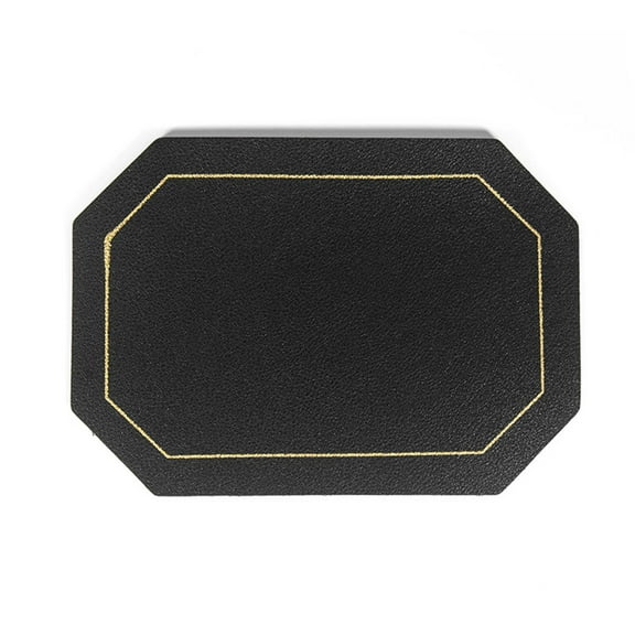 Vintage PU Leather Placemats, Large Rectangular Washable Place Mats for Dining Table, Heat & Scratch Resistant - Formal & Business Dinner Place Settings Walmart Clearance