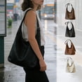 thumbnail image 1 of Vintage PU Leather Tote Bag Large Capacity Shoulder Purse with Secure Zipper and Reinforced Stitching for Work Shopping and Business Travel, 1 of 7