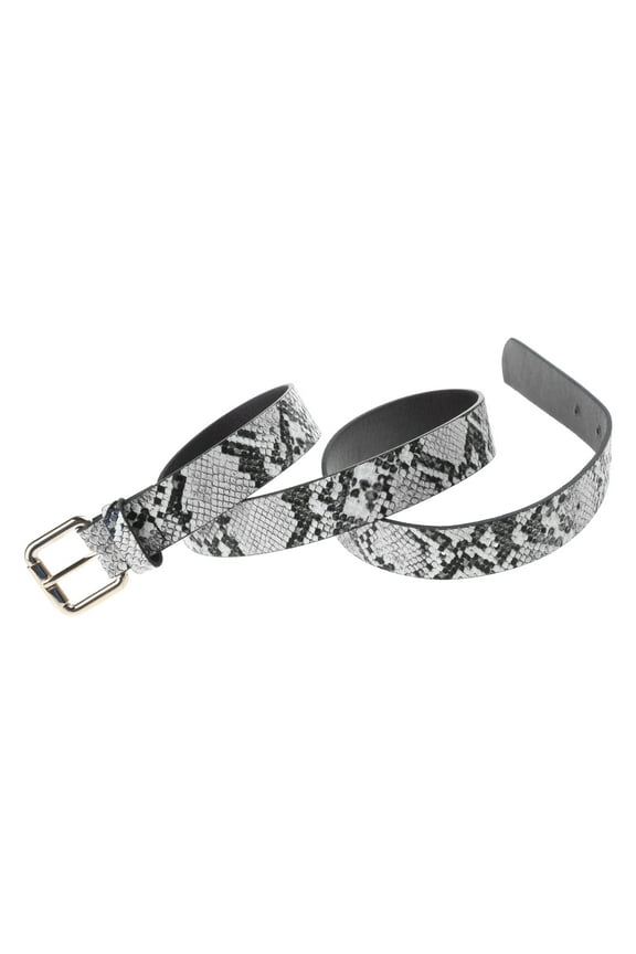 Vintage PU-leather Waist Belt All-match Belt Strap Snake Pattern Waistband Corset for Women Slimming Waist Belt