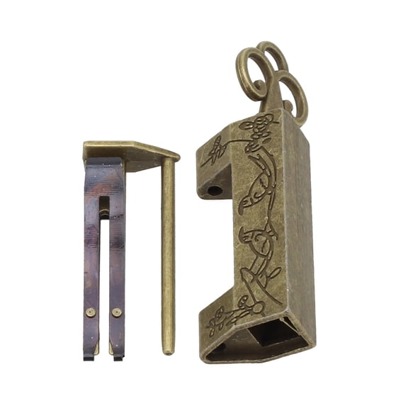 Vintage Padlock Chinese Style Padlock Chinese Style Design Exquisite Design Functional Lock Long-lasting Durability